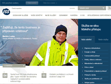 Tablet Screenshot of cz.issworld.com